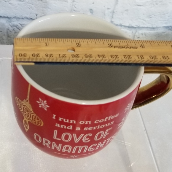 Hallmark Keepsake Love of Coffee and Ornaments Snowflakes Red Mug Holiday New - Picture 11 of 12